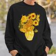 ゴッホのひまわりの現代美術の絵画 スウェットシャツ 彼への贈り物