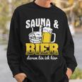サウナとビールサウナ ウェルネスサウナ スウェットシャツ 彼への贈り物