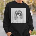 サングラスをかけたキャバリア スウェットシャツ 彼への贈り物