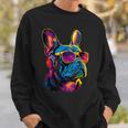 サングラスをかけたフレンチ・ブルドッグ ブルドッグ・マスティフ スウェットシャツ 彼への贈り物
