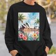 シドニーオペラハウスと南国の自然 スウェットシャツ 彼への贈り物