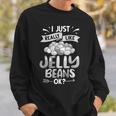ジェリービーンファニーキャンディかわいいおやつ スウェットシャツ 彼への贈り物