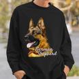 ジャーマンシェパード犬 愛国的なジャーマンシェパード警察犬 スウェットシャツ 彼への贈り物