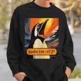 スクリーミング・タックス Linuxudo Rm-Rf スウェットシャツ 彼への贈り物