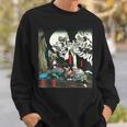 スケルトン 妖怪 歌川 国芳 日本美術 ハロウィン 相馬の古内裏 妖怪がしゃどくろと戦う大宅太郎光圀 スウェットシャツ 彼への贈り物