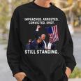 スティル・スタンディング・トランプ 2024 暗殺未遂 スウェットシャツ 彼への贈り物