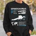 スピノサウルスのファクトシート スウェットシャツ 彼への贈り物