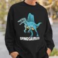 スピノサウルスの恐竜デザイン。 スウェットシャツ 彼への贈り物