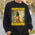 チンパンジーニ バナニーニ イタリアのブレインロットミーム スウェットシャツ 彼への贈り物