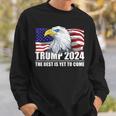 トランプ 2024年 イーグル アメリカ国旗 ドナルド・トランプ選挙 2024年 スウェットシャツ 彼への贈り物