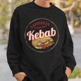ドネルケバブ レトロ スナック ビンテージ ストリート フード グルメ お土産 スウェットシャツ 彼への贈り物