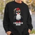 ニワトリ ママ 農業 農家 鶏牧場 面白い 鶏 スウェットシャツ 彼への贈り物