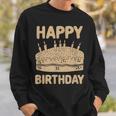 ハッピーバースデー-バースデーファニー スウェットシャツ 彼への贈り物