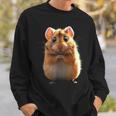 ハムスター げっ歯類 ゴールデンハムスター フィールドハムスター 小型ハムスター スウェットシャツ 彼への贈り物