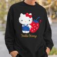 ハローキティ いちご ダークカラー スウェットシャツ 彼への贈り物