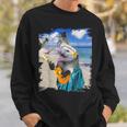 ハワイのトロピカルポッサム、アロハオポッサム。 スウェットシャツ 彼への贈り物