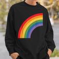 ハーフレインボー Roygbiv カラフルラッキーレインボー スウェットシャツ 彼への贈り物