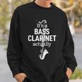 バスクラリネット奏者のためのクラリネットユーモア 面白いバスクラリネット Bass Clarinet スウェットシャツ 彼への贈り物
