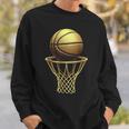 バスケットボール選手 クールトロフィー スポーツ愛好家 試合日 Bボール スウェットシャツ 彼への贈り物