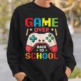 バック・トゥ・スクール-ゲームオーバーバック・トゥ・スクール スウェットシャツ 彼への贈り物