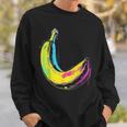 バナナ フルーツ モチーフ イラスト アート バナナ スウェットシャツ 彼への贈り物