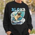 パグサーフィン アロハ サーフボード&ウェーブ スウェットシャツ 彼への贈り物