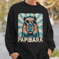 パピバラ おもしろカピバラ 最高のお父さん 父の日 カピバラ スウェットシャツ 彼への贈り物