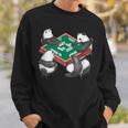 パンダ 麻雀 面白いtシャツ 動物 文字入り メンズ おもしろ 面白い 服 おもしろグッズ ネタ 雀士 スウェットシャツ 彼への贈り物