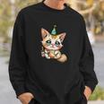 パーティー 猫 ドリンク 飲んだ 酔った プッシー キティ 猫 お祝い ブーー スウェットシャツ 彼への贈り物