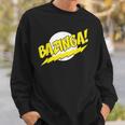 ビッグバン理論ロゴ Bazinga スウェットシャツ 彼への贈り物