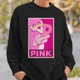 ピンクパンサー 「P」の文字を抱く スウェットシャツ 彼への贈り物