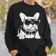 ファニーフレンチブルドッグ サングラス付き フレンチブルドッグ スウェットシャツ 彼への贈り物