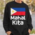 フィリピン国旗 Mahal Kita I Love You タガログ語 ピノイ フィリピン語 スウェットシャツ 彼への贈り物