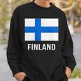 フィンランドの国旗 スウェットシャツ 彼への贈り物