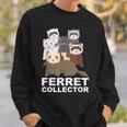 フェレット コレクター ファニー フェレット 恋人 スウェットシャツ 彼への贈り物