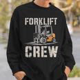 フォークリフト クルー ヴィンテージ 倉庫 作業員 倉庫 スウェットシャツ 彼への贈り物