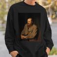 フョードル・ドストエフスキーロシアの作家の肖像画 スウェットシャツ 彼への贈り物
