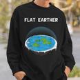 フラットアースマップ 陰謀 スウェットシャツ 彼への贈り物