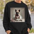 フレンチブルドッグシャツ バレリーナ バレエ愛好家 ダンサー フレンチー スウェットシャツ 彼への贈り物