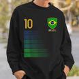 ブラジル国旗 ブラジルのプライド愛好家 スウェットシャツ 彼への贈り物