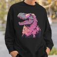 ヘアリー T-Rex パステルゴス ティラノサウルス 恐竜 サングラス スウェットシャツ 彼への贈り物