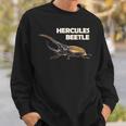 ヘラクレスカブトムシの写真 スウェットシャツ 彼への贈り物