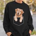 ポケットゴールデンレトリバー スウェットシャツ 彼への贈り物