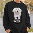 マルチーズ マルタ犬 マルタ語 スウェットシャツ 彼への贈り物