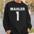 マーラー第1番 交響曲 面白い スポーツ オーケストラ 音楽 スウェットシャツ 彼への贈り物
