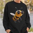 ミツバチのモチーフ養蜂家養蜂家ミツバチお父さん甘い蜂 スウェットシャツ 彼への贈り物