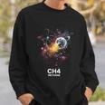 メタン 分子 化学 科学 科学 化学 愛 スウェットシャツ 彼への贈り物