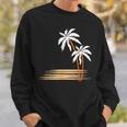 ヤシの木 夏 カラフル 胸 プリント ホリデー スウェットシャツ 彼への贈り物