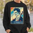 ヨハン・シュトラウス ポスター ミュージシャン 作曲家 スウェットシャツ 彼への贈り物