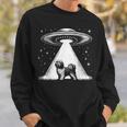 ラサ・アプソ・マム・ダッド・ドッグ-面白いエイリアンufo スウェットシャツ 彼への贈り物
